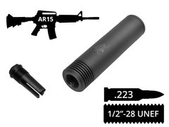 2в1 пламегасник+глушник AFTactical S44AFC24 Compact, F241, .223 (5.56мм), 1/2x28 UNEF, AR15 | M4 | M5