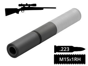 Інтегрована задня частина AFTactical L100 для глушників S44/S441 серії, .223 (5.56мм), 15x1 Rh