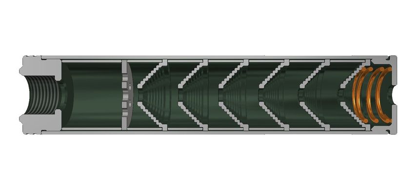 Глушник AFTactical S44A, 7.62мм, 14x1 Lh, АКМ | АК47