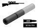 Інтегрована задня частина AFTactical L100 для глушників S44/S441 серії, .308, 18x1 Rh