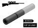 Интегрированная задняя часть AFTactical L100 для глушителей S44/S441 серии, .38 (9мм), 5/8x24 UNEF