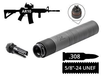 Швидкоз'ємний глушник AFTactical S441 для AR-10 та SR-25 калібр .308 Win / 7.62 NATO