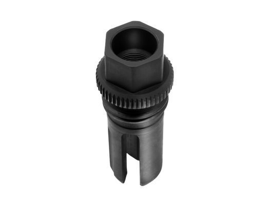 2в1 full-auto пбс+пламегас S.L.A. Military S FH быстросъем, Черный, .223 (5.56мм), 15x1RH, Heckler & Koch HK416 (MR223)