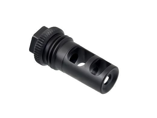 2в1 full-auto пбс+дтк S.L.A. Military L FH быстросъем, Чорний, .223 (5.56мм), 1/2x28 UNEF