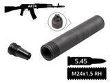 2в1 пбс+пламегас AFTactical S441F30 5.45мм 24x1.5 Rh АК74 | АКС74У