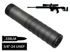 Глушник розбірний для високоточних гвинтівок AFTactical S56, .338 Lapua Mag, 5/8x24 UNEF