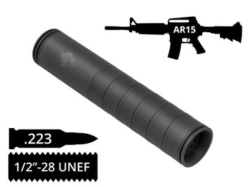 Газорозвантажений розбірний саундмодератор AFTactical S44G, .223 (5.56мм), 1/2x28 UNEF, AR15 | M4 | M5