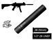 Глушник розбірний AFTactical&nbsp;S39, .38 (9мм), 1/2x28 UNEF, AKDAS SA-9 HP