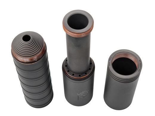 Глушитель интегрированный AFTactical S44L калибр 6.5 Creedmoor резьба 14х1 RH