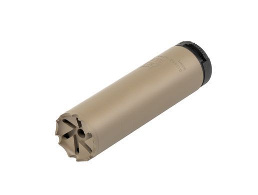 2в1 full-auto пбс+пламегас S.L.A. Military S FH швидкозʼєм, Койот, .223 (5.56мм), 1/2x28 UNEF, AR15 | M4 | M5