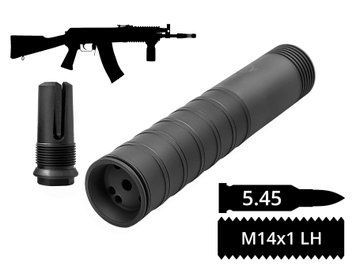 Газорозвантажений 2в1 розбірний пбс+пламегас AFTactical S44GF24 WBP Jack Tactical