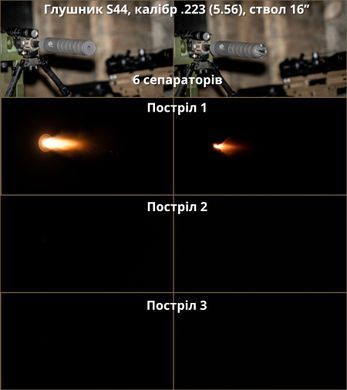 Передня кришка-полум'ягасник AFTactical S44 / S441, .223 (5.56мм)