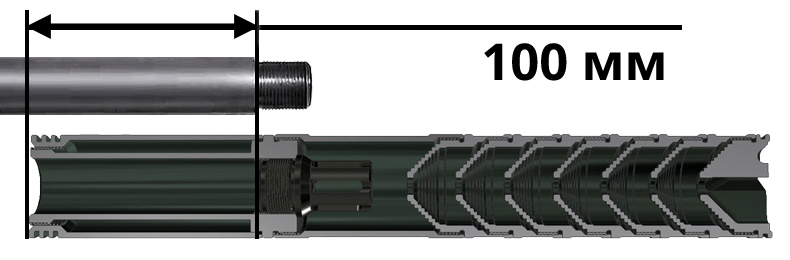 Глубина интеграции AFTactical S44L и S441L — 100 мм